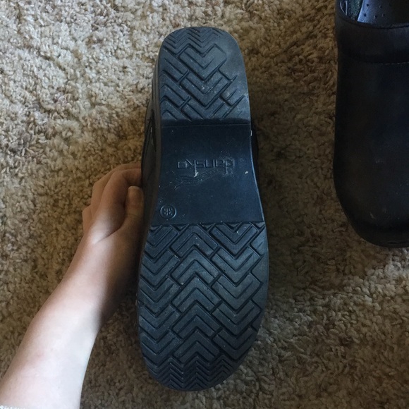 Dansko classic black 38 clog - Picture 5 of 6